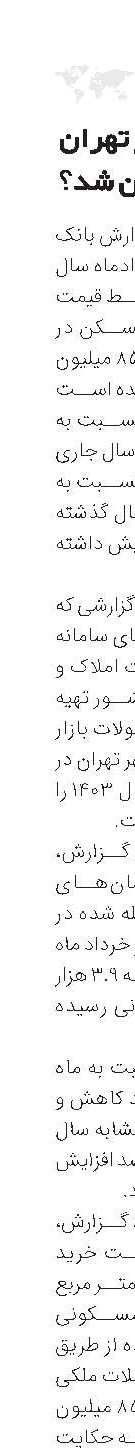 مسکن در تهران چقدر گران شد؟